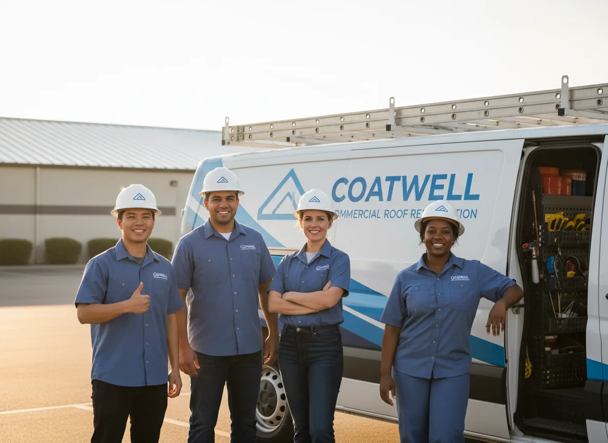 Commercial roof coating company in Crossville, IL
